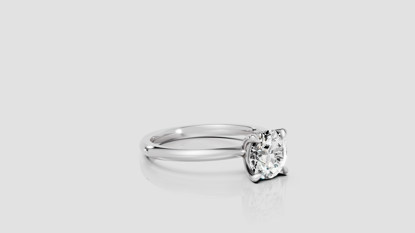 1CT DEF VS IGI SOLITAIRE RING